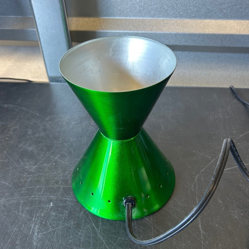 Lava Lite 5200 Metallic Green Lava Lamp Base Replacement Part 40W Retro MCM - Picture 5 of 10